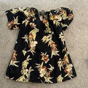 Free People Floral Tunic/Mini Dress